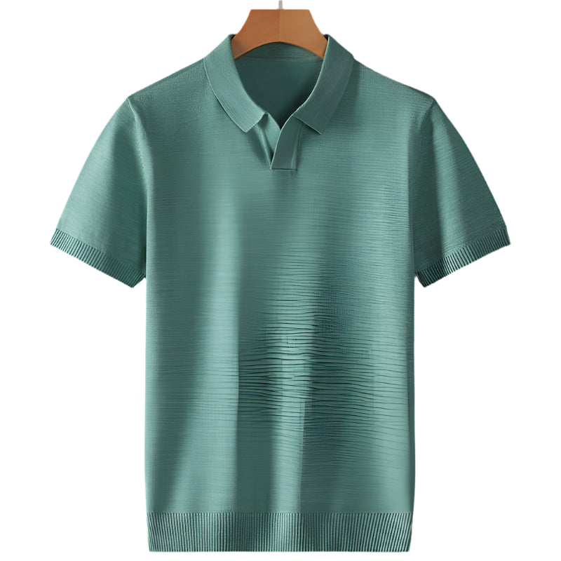 Fall Winter Men Short-sleeved Trendy Polo Shirt