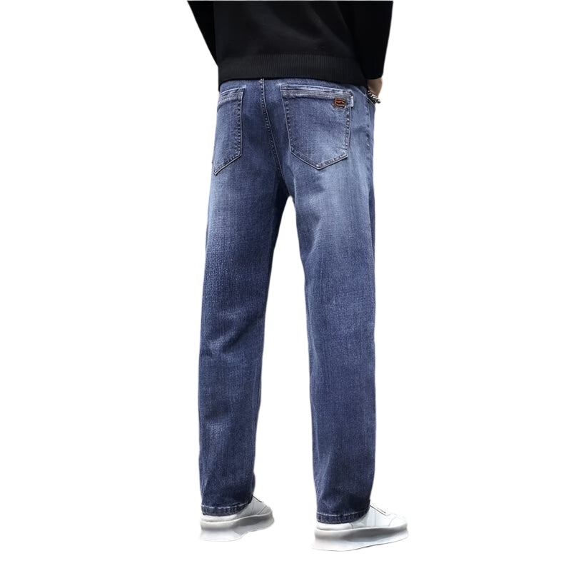 Jeans Loose Straight Casual Long Pants Men