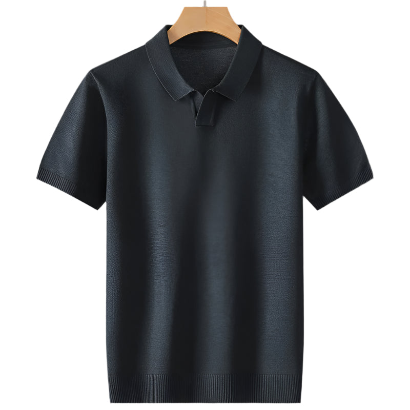 Fall Winter Men Short-sleeved Trendy Polo Shirt