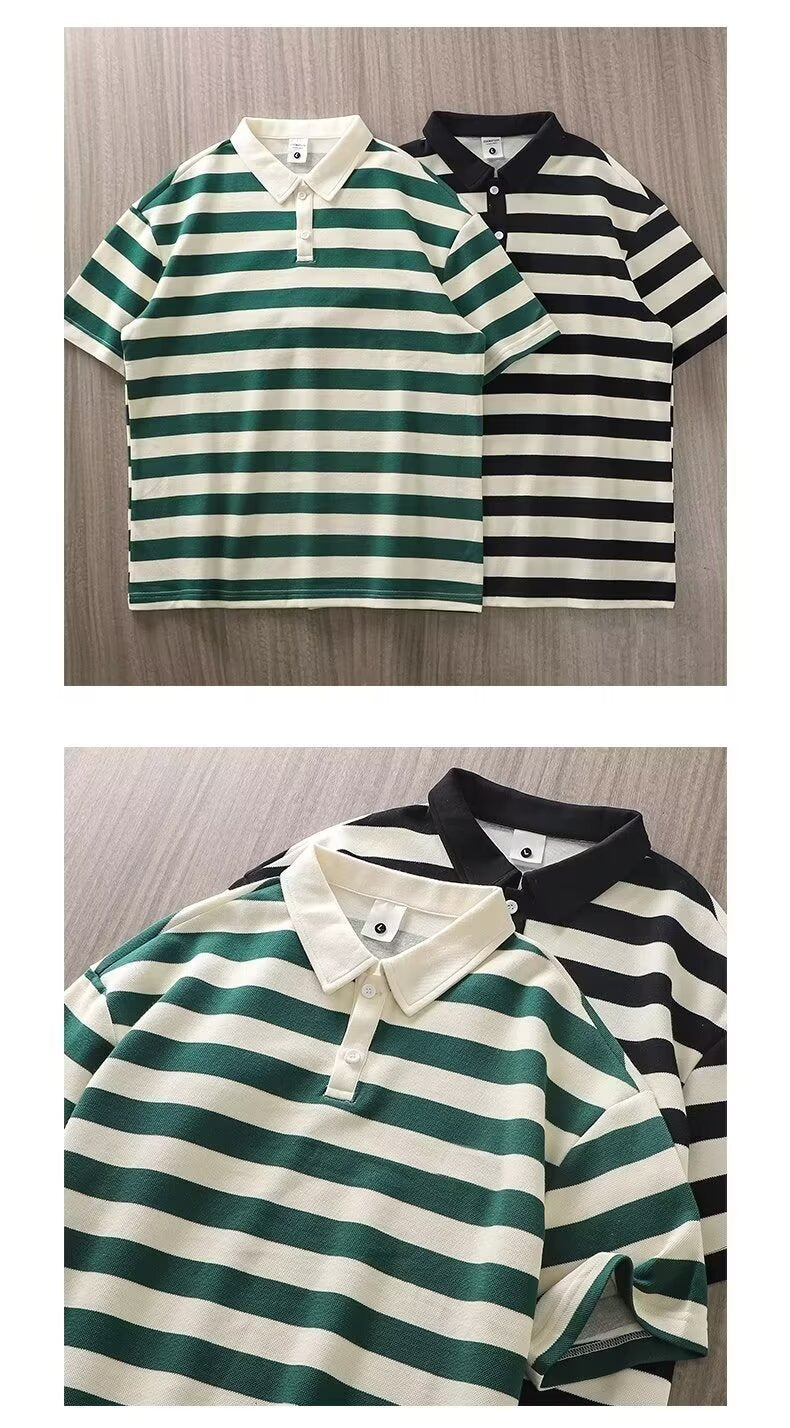 Fashionable All Match Lapel T-shirt