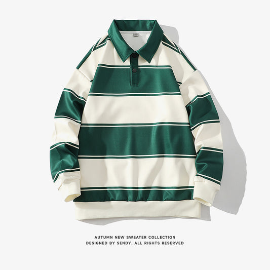 Men's  Casual Striped Sweater